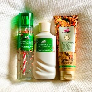 Bath & Body Works Cinnamon Sugar Pretzel Cookie Trio